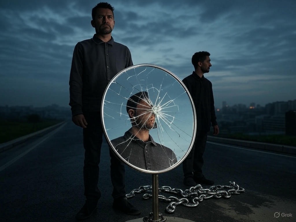 Een krachtige quote over bewustwording en verantwoordelijkheid, die oproept tot kritisch denken over politieke waarheid, manipulatie in de politiek, systemische verandering en persoonlijke groei.