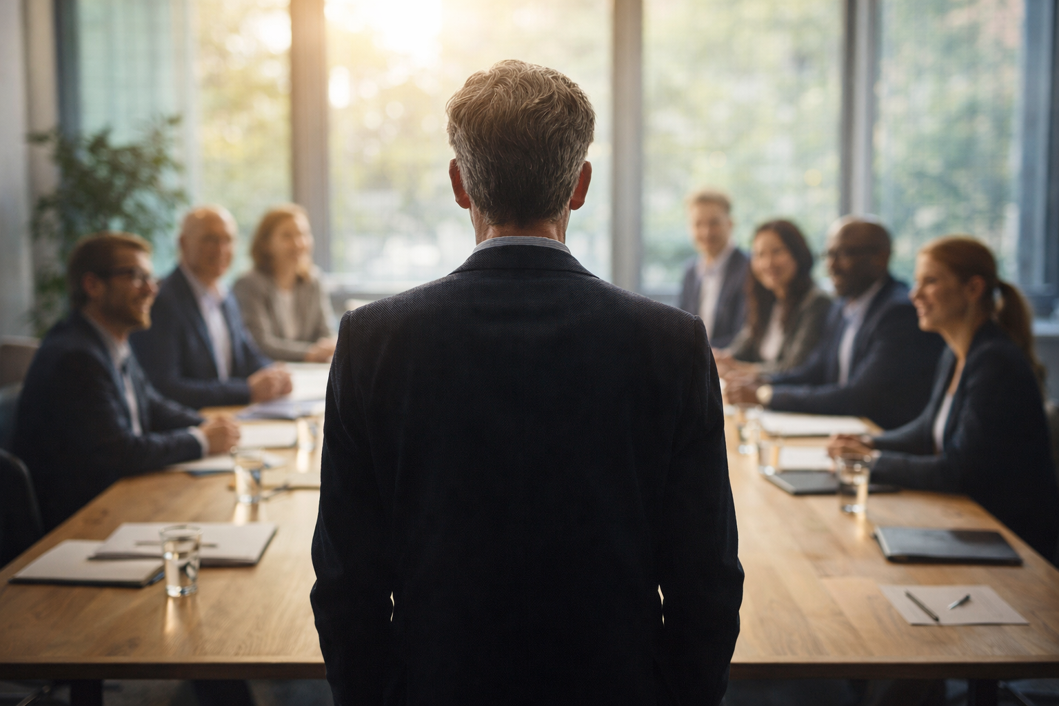 jonge leider die het stokje overneemt